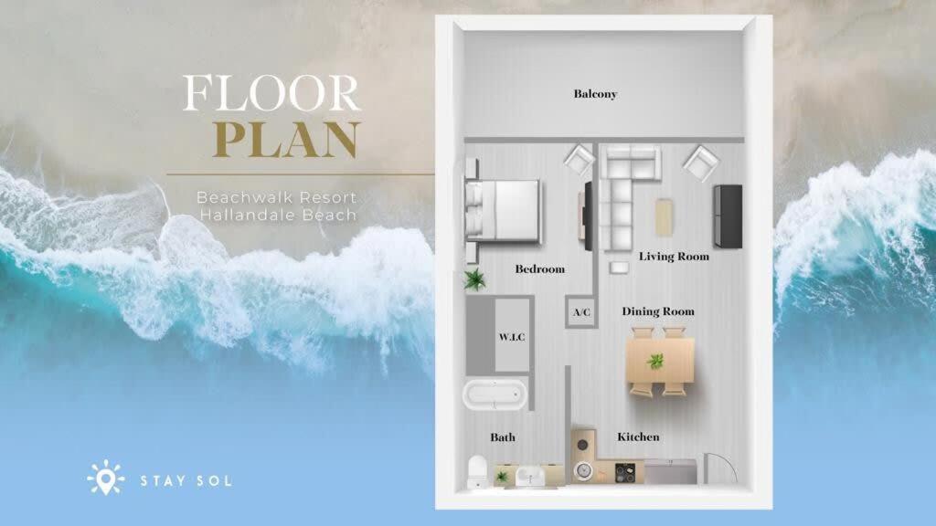 הלנדל ביץ' Infinite View With Balcony,Pool Plus Near Beach מראה חיצוני תמונה